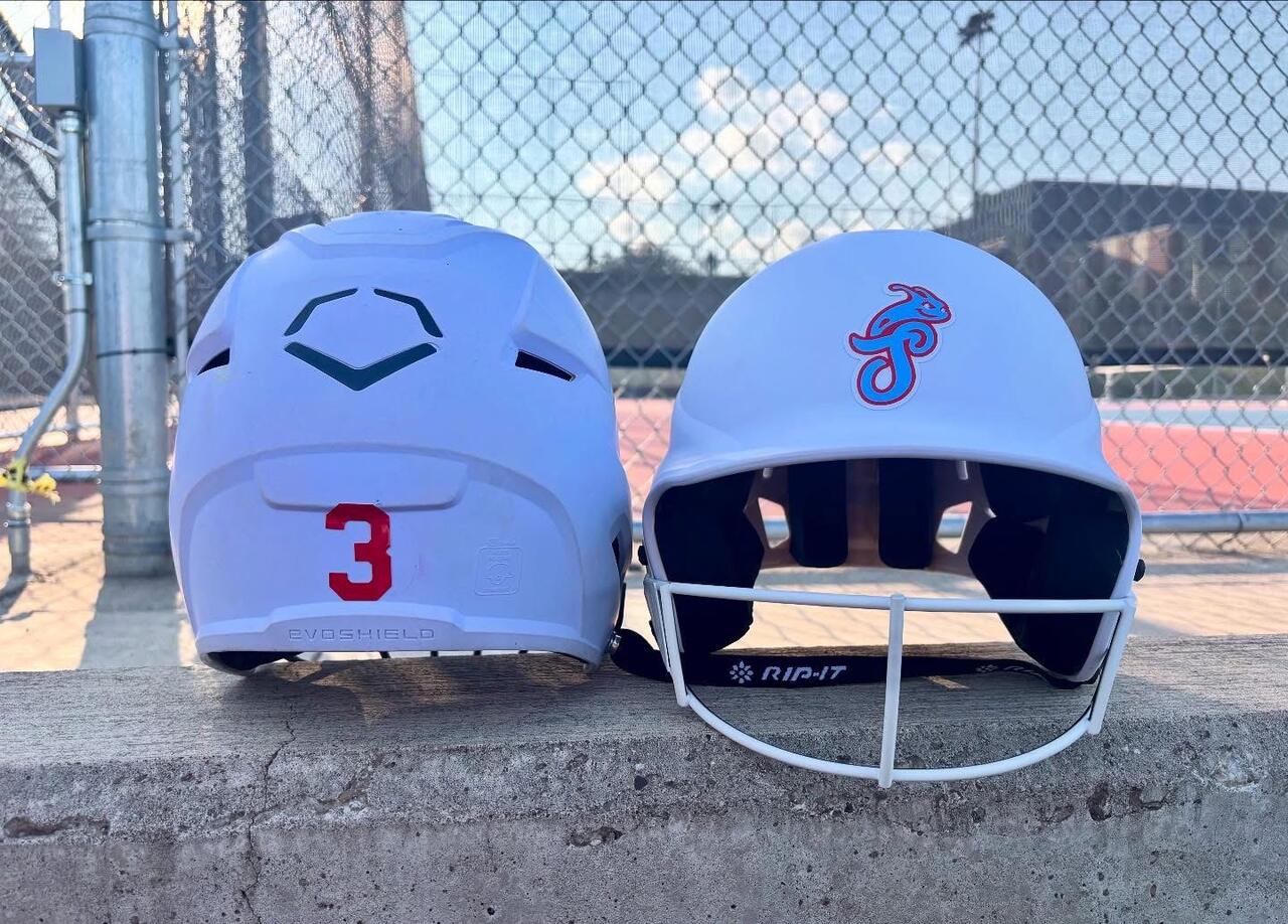 Salem Sluggers fastpitch helmets